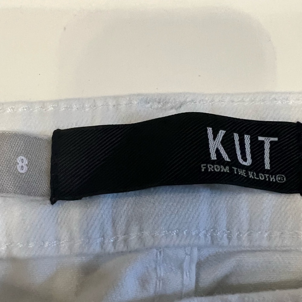Kut from the Cloth Stella Optic White High Rise Flare Jean - Picture 7 of 15